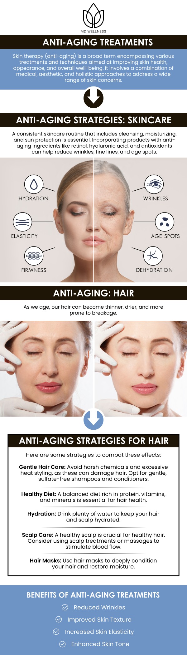 At The MD Wellness Center in Tomball, TX, Dr. Maninder Guram, MD, provides personalized anti-aging treatments designed to enhance skin health, boost confidence, and support overall wellness. Each plan is tailored to your goals, whether you want smoother skin, improved volume, or a refreshed, youthful appearance. With advanced techniques and a patient-centered approach, we help you achieve natural-looking results that complement your features. For more information, contact us or schedule an appointment online. We are conveniently located at 425 Holderrieth Blvd, Suite A Tomball, TX 77375. At The MD Wellness Center in Tomball, TX, Dr. Maninder Guram, MD, provides personalized anti-aging treatments designed to enhance skin health, boost confidence, and support overall wellness. Each plan is tailored to your goals, whether you want smoother skin, improved volume, or a refreshed, youthful appearance. With advanced techniques and a patient-centered approach, we help you achieve natural-looking results that complement your features. For more information, contact us or schedule an appointment online. We are conveniently located at 425 Holderrieth Blvd, Suite A Tomball, TX 77375.