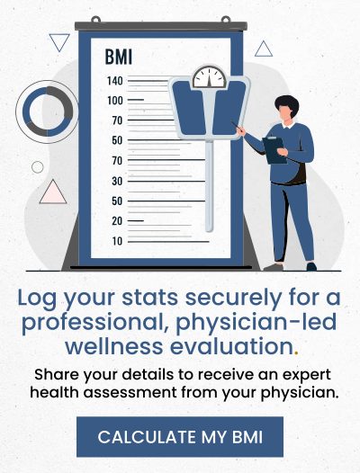 BMI Calculator to Track Your Weight Loss Progress at The MD Wellness Center in Tomball, TX BMI Calculator to Track Your Weight Loss Progress at The MD Wellness Center in Tomball, TX